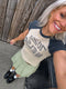 Pleated Princess Checked Skirt // Sage